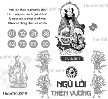 NGŨ LÔI THIÊN VƯƠNG 04/10/2023