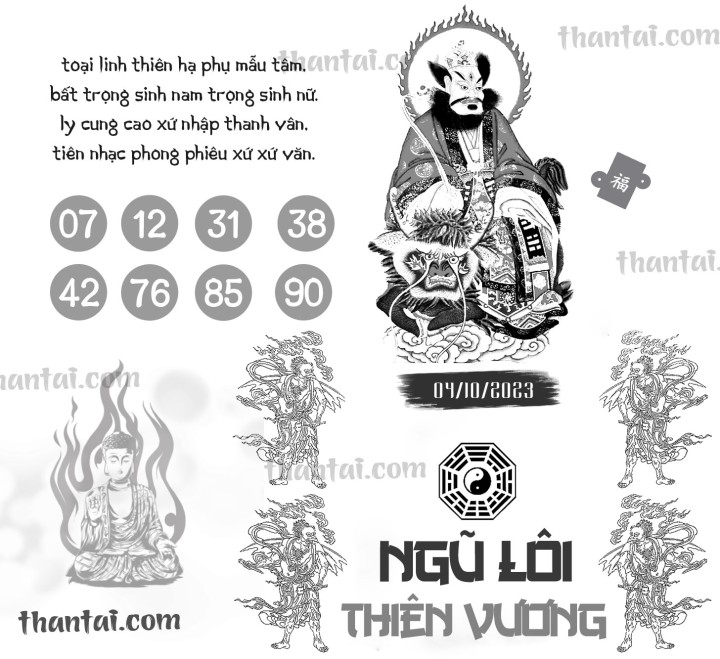 NGŨ LÔI THIÊN VƯƠNG 19/09/2023