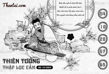 THIÊN TƯỚNG THẬP LỤC CẦU 06/10/2023