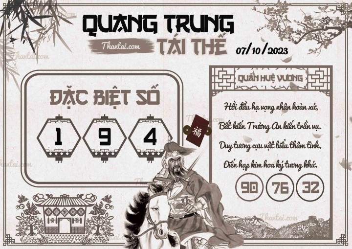 QUANG TRUNG TÁI THẾ 22/09/2023