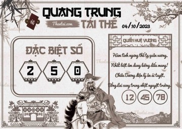 QUANG TRUNG TÁI THẾ 04/10/2023