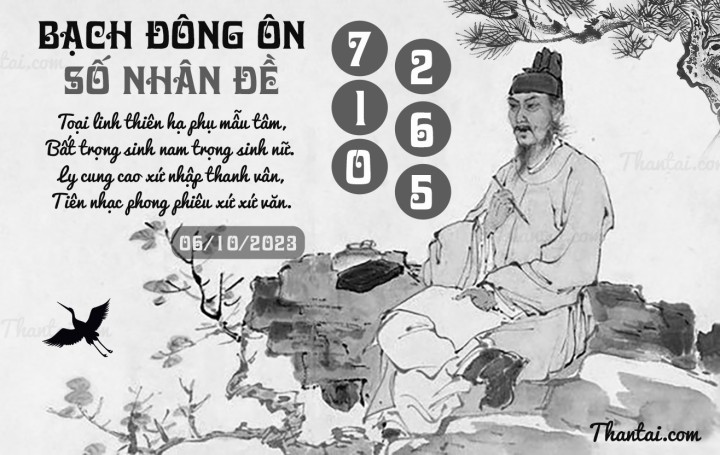BẠCH ĐÔNG ÔN 21/09/2023