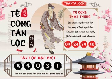 Tế Công Tán Lộc 05/10/2023