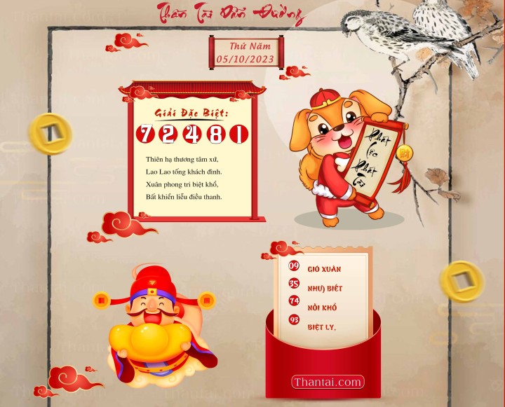 THẦN TÀI DẪN ĐƯỜNG 20/09/2023