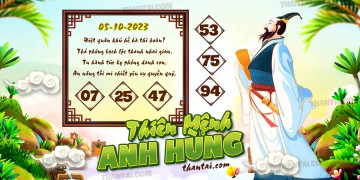 THIÊN MỆNH ANH HÙNG 05/10/2023