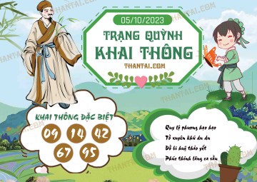 Trạng Quỳnh Khai Thông 05/10/2023