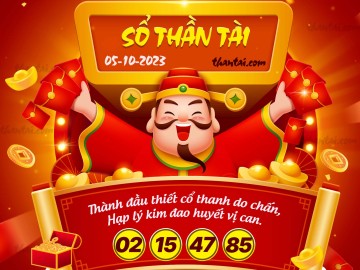 SỔ THẦN TÀI 05/10/2023