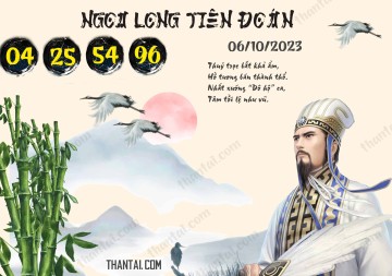 Ngọa Long Tiên Đoán 06/10/2023