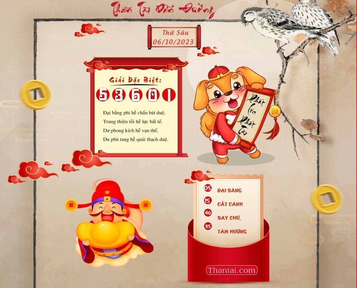 THẦN TÀI DẪN ĐƯỜNG 21/09/2023