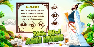 THIÊN MỆNH ANH HÙNG 06/10/2023