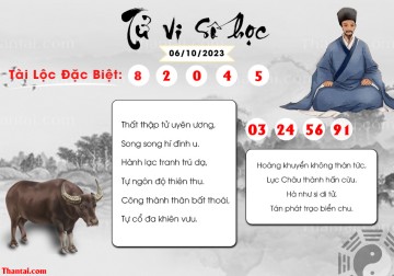 TỬ VI SỐ HỌC 06/10/2023