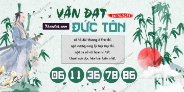 Văn Đạt Đức Tôn 06/10/2023