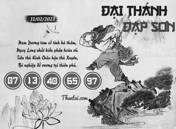 ĐẠI THÁNH ĐẠP SƠN 11/02/2023