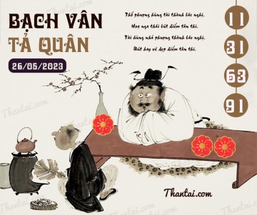 Bạch Vân Tả Quân 26/05/2023