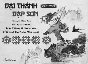 ĐẠI THÁNH ĐẠP SƠN 05/05/2023