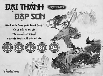 ĐẠI THÁNH ĐẠP SƠN 07/05/2023