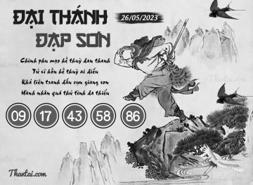ĐẠI THÁNH ĐẠP SƠN 26/05/2023