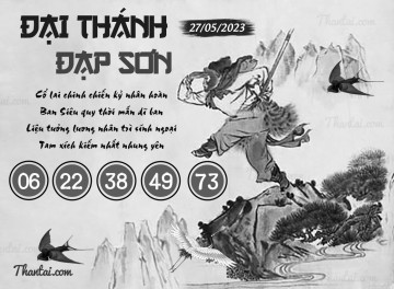 ĐẠI THÁNH ĐẠP SƠN 27/05/2023