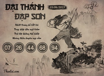 ĐẠI THÁNH ĐẠP SƠN 03/06/2023