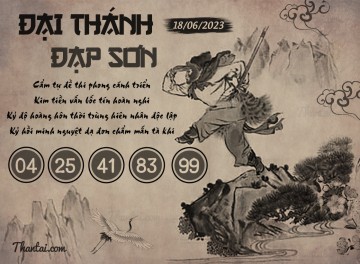 ĐẠI THÁNH ĐẠP SƠN 18/06/2023