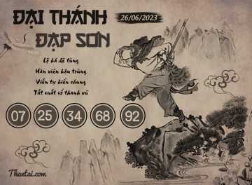 ĐẠI THÁNH ĐẠP SƠN 26/06/2023