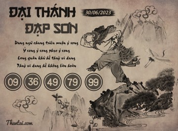 ĐẠI THÁNH ĐẠP SƠN 30/06/2023