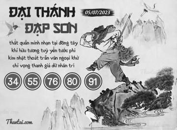 ĐẠI THÁNH ĐẠP SƠN 05/07/2023