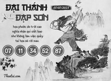 ĐẠI THÁNH ĐẠP SƠN 07/07/2023