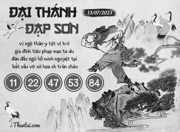 ĐẠI THÁNH ĐẠP SƠN 13/07/2023