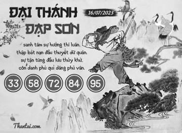 ĐẠI THÁNH ĐẠP SƠN 16/07/2023