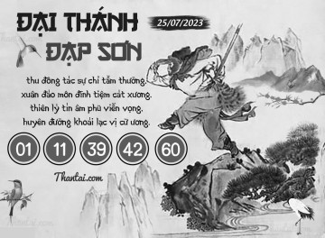 ĐẠI THÁNH ĐẠP SƠN 25/07/2023