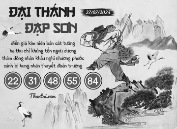 ĐẠI THÁNH ĐẠP SƠN 27/07/2023