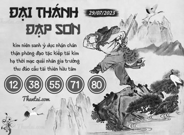 ĐẠI THÁNH ĐẠP SƠN 29/07/2023