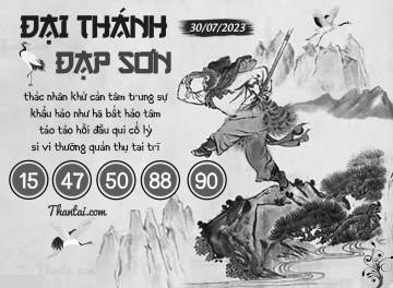 ĐẠI THÁNH ĐẠP SƠN 30/07/2023
