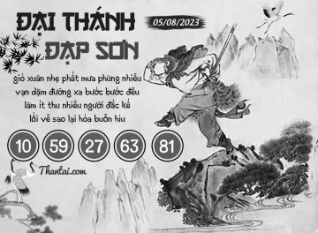 ĐẠI THÁNH ĐẠP SƠN 05/08/2023