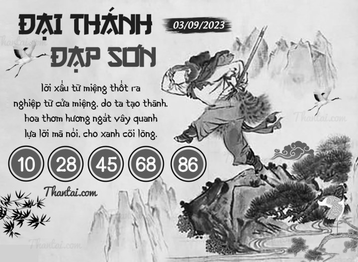 ĐẠI THÁNH ĐẠP SƠN 01/09/2023
