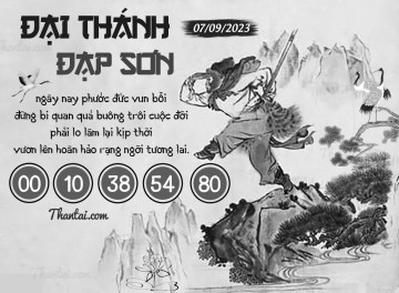 ĐẠI THÁNH ĐẠP SƠN 07/09/2023
