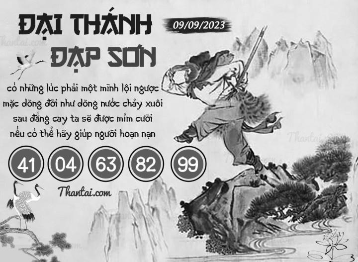 ĐẠI THÁNH ĐẠP SƠN 01/09/2023