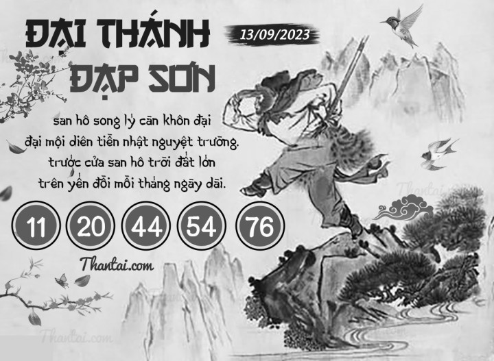ĐẠI THÁNH ĐẠP SƠN 01/09/2023