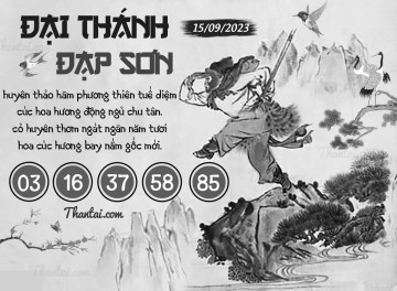 ĐẠI THÁNH ĐẠP SƠN 15/09/2023