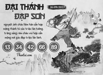 ĐẠI THÁNH ĐẠP SƠN 16/09/2023