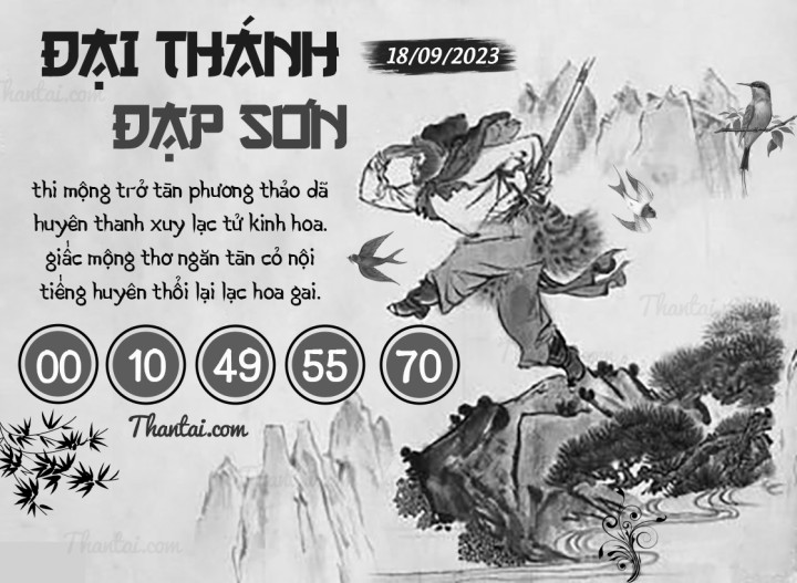 ĐẠI THÁNH ĐẠP SƠN 03/09/2023