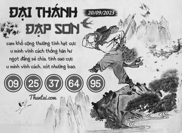 ĐẠI THÁNH ĐẠP SƠN 20/09/2023