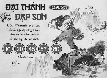 ĐẠI THÁNH ĐẠP SƠN 22/09/2023