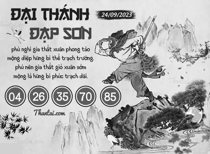 ĐẠI THÁNH ĐẠP SƠN 09/09/2023
