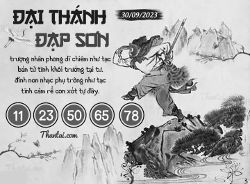 ĐẠI THÁNH ĐẠP SƠN 30/09/2023