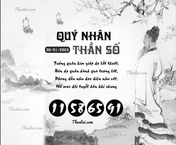 QUÝ NHÂN THẦN SỐ 05/01/2023