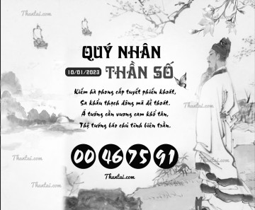 QUÝ NHÂN THẦN SỐ 10/01/2023