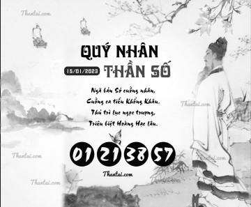 QUÝ NHÂN THẦN SỐ 15/01/2023