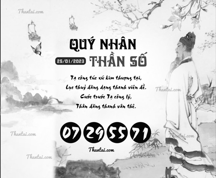 QUÝ NHÂN THẦN SỐ 10/01/2023